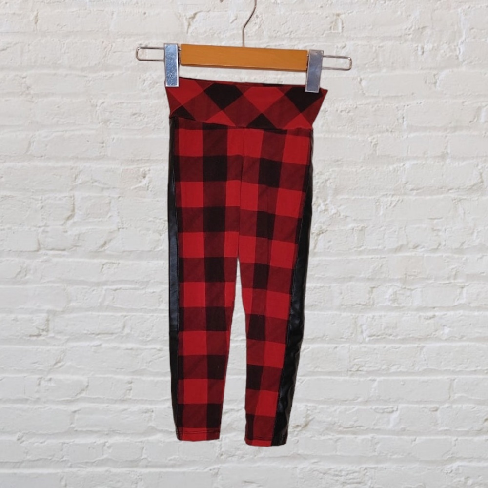 Flowers By Zoe Buffalo Plaid Legging Set - Picture 2 of 2